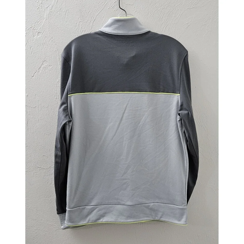 Under Armour Men's Track Jacket Size Small Gray Project Rock Iron Paradise Zip‎